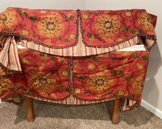 Pair of window valances