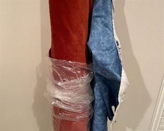 Bolts of fabric