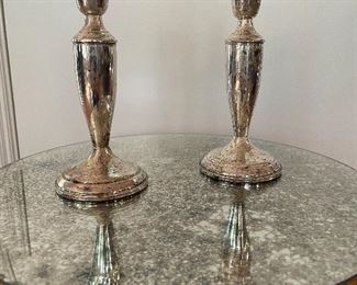 Sterling candlesticks