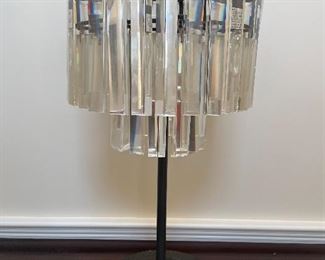 Crystal pendant table lamp, Restoration Hardware