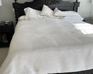 Restoration Hardware King bed only- no mattress or box-spring