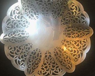 Lovelace silverplate candy dish