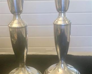 Towle sterling candle sticks.