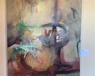 Beverly Erdreich oil painting 40”wx60”t $3,000