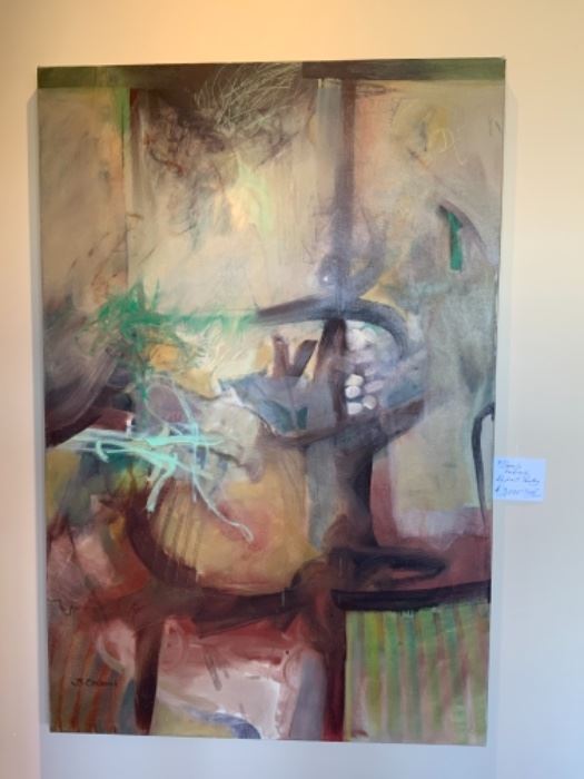 Beverly Erdreich oil painting 40”wx60”t $3,000