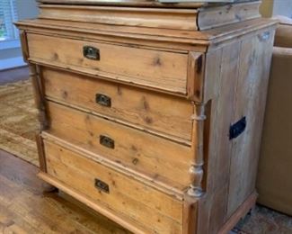 Primitive style chest 39”t x 40”w x 22” deep.  $650
