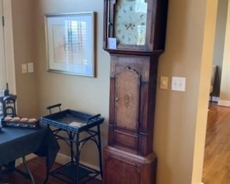 J. Joyce- Ruthin- Antique Longcase Clock-will run but stops probably needs leveling 93” tall  $750