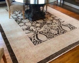 Pakistan hand knotted rug 9ft x 12 ft $900