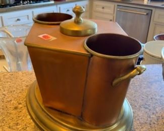 French Copper Wine Chiller $80