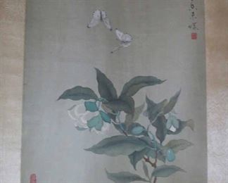 Close Up of Chinese Scroll