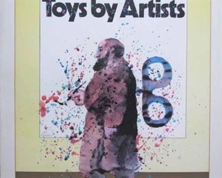 $375.00  Milton Glaser 1973 "Toys by Artist" 28" x 40"