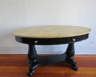 $70.00 LARGE Faux Painted Wood Desk 54" x 28 1/2"