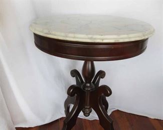 $80.00..Another View of Marble Top Round Table