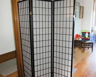 $75.00 Window Pane Shoji Screen/Room Divider