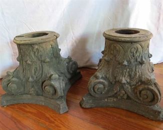 $75.00 for the pair.  Carved Wood??                                              Not sure what they are.. 12" x 12" x 10 1/4"