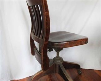 Antique Swivel Desk Chair