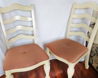 2 Retro 70's Solid Weighty Chairs