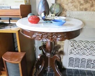 Another View of Marble Top Round Table