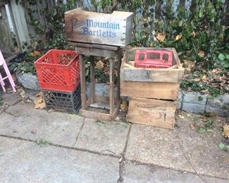 wood boxes