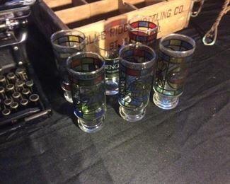 Vintage beer glasses