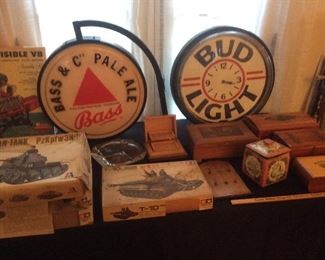 The model kits are built up