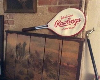 vintage tennis racket