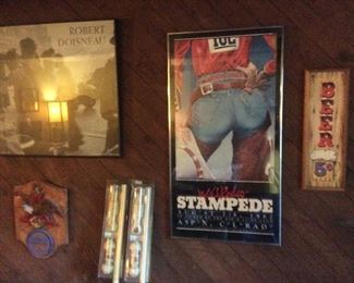 Beer posters.