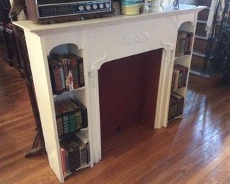 false fireplace front. wood. Great piece