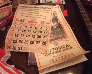 old calendars