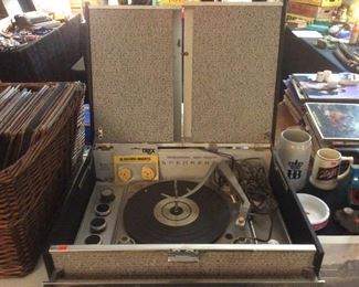 vintage record player