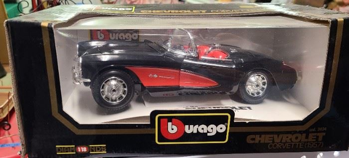 1957 Chevy Corvette model car
