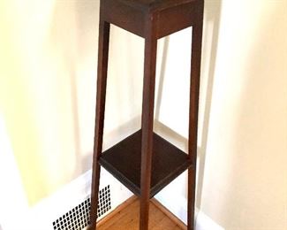 $25 - Plant stand AS IS.  11" W, 11" D, 36.5" H.  