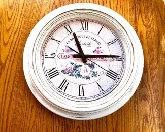 $15 - Wall clock - 15.5" diam.