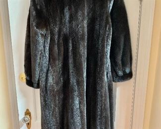 $595 Back view mink coat 