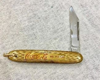 Additional photo of blade on Coca Cola knife.