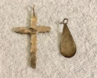 Additional photo of backs of jewelry.