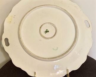 Additional photo of back side of platter.