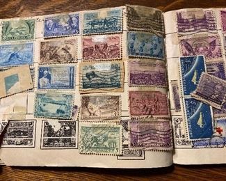 Additional photo of Old stamp album.