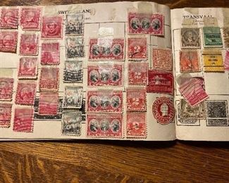 Additional photo of the Old stamps in the stamp album.