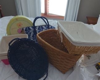 Baskets, Bag, and Box Lot
