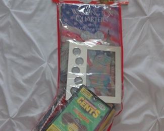 Coin Collecting Holiday Stocking