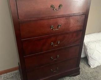 Dark Wood Chest of Drawers