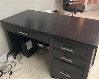 Dark Wood Desk