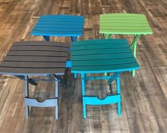 Four Poolside Tables