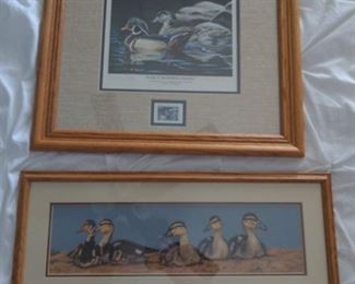 Framed Duck Art