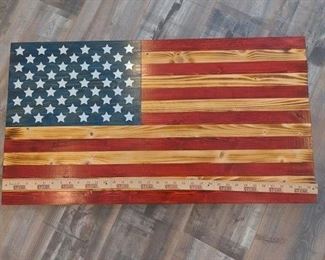 Handmade American Flag Wall Art