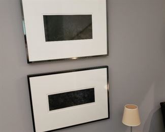Michael Eastman, Ektacolor photograph landscapes in black and white, both signed, dated and titled, $300.00 each 