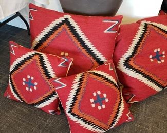 Two large Zapotec pillows are still available for sale