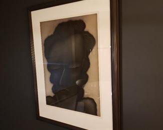 Robert Gordy, aquatint in black on rives paper, 44 1/2 x 35 1/2 inches, signed, numbered 50/60 and dated lower right $850.00