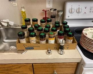 Spices in kitchen